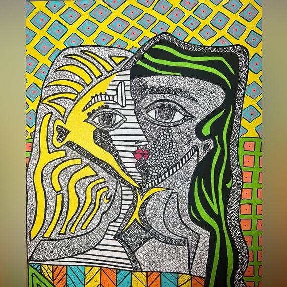 Original Picasso Style Art - Picture 1 of 1